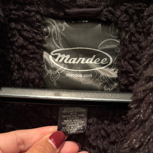 Mandee Black Teddy Jacket - Picture 3 of 6